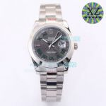 Replica Rolex Datejust II Stainless Steel Strap Gray Face Rounded  Bezel Watch 41mm
